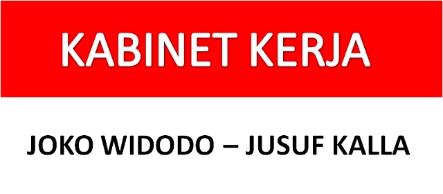 Susunan Kabinet Jokowi-JK