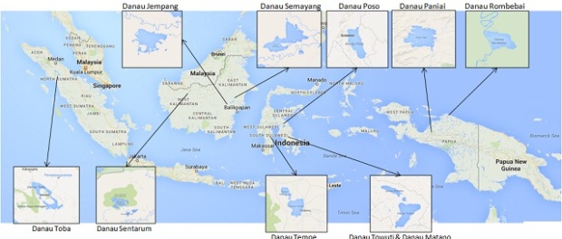 10 Danau Terbesar di Indonesia