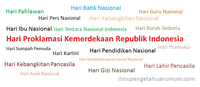 Daftar Hari-hari Besar Nasional Indonesia