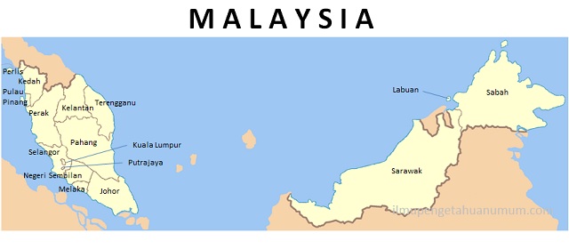 Malaysia di berapa wilayah Batas