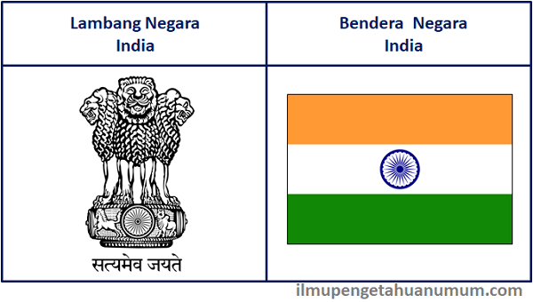 lambang Negara India dan Bendera India