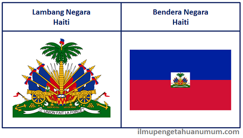 Lambang Negara Haiti dan Bendera Haiti
