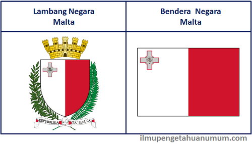 Lambang Negara Malta dan Bendera Malta