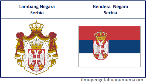 Lambang Negara Serbia dan Bendera Negara Serbia