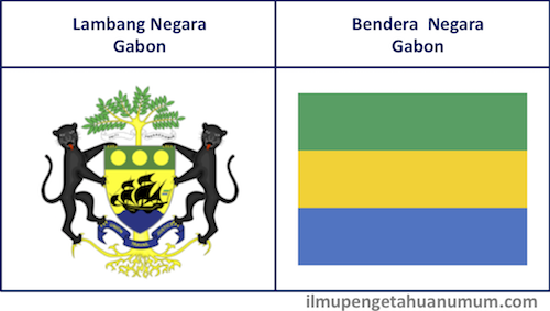Lambang Negara Gabon dan Bendera Gabon