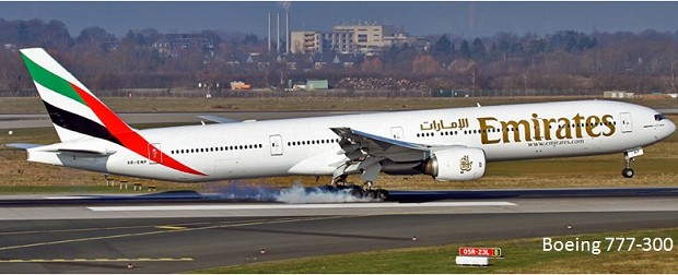 Pesawat Terbang Penumpang Sipil Boeing 777-300
