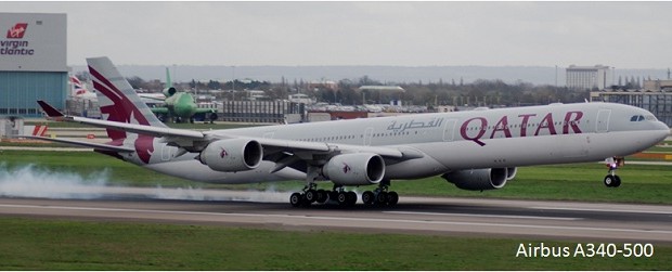 Pesawat Terbang Penumpang sipil Airbus A340-500