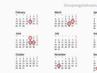 Daftar Hari Libur Nasional Indonesia Tahun 2018 (SKB 3 Menteri)