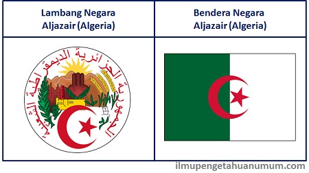 Lambang dan Bendera Negara Aljazair (Algeria)