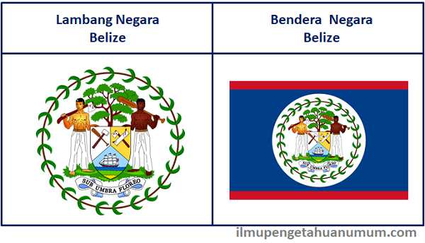 Lambang Negara Belize dan Bendera Belize