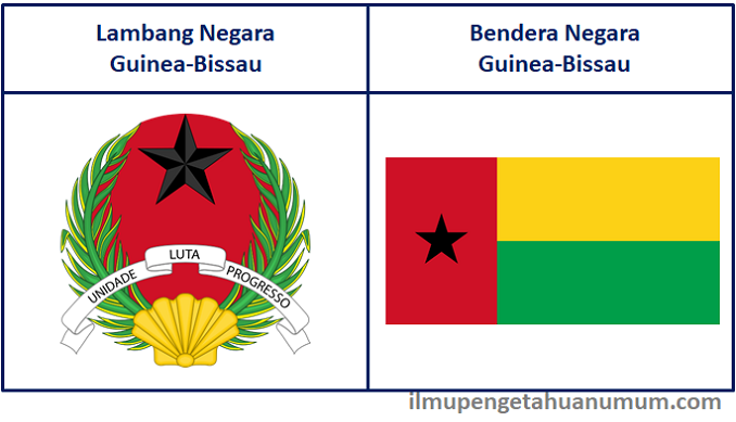 lambang negara guinea bissau dan bendera guinea bissau